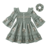 Baby Girl Rust Suspender Skirt Set Baby Girl Rust Suspender Skirt Set