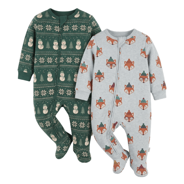 Gerber Infant Boys Zip Up Sleep & Play