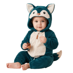 Thick Flannel Hooded Costume for Infants