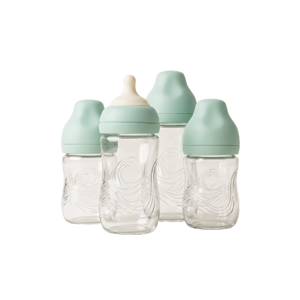 Anti Colic Glass Baby Bottles (4-Pack) Anti Colic Glass Baby Bottles (4-Pack)
