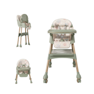 Portable Baby Chair with Wheels
